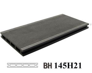 145x21mm de forma elegante y suelos de madera hueca de Color compuesto plástico WPC