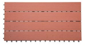 Decking del jardín de DIY WPC con la base del PE